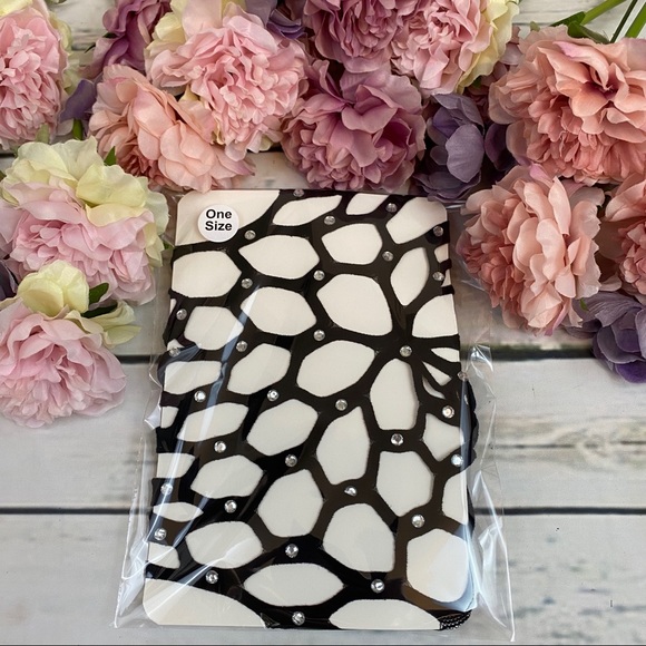 Sexy Crystal Bling Fishnet High Waist Leggings - Picture 15 of 16